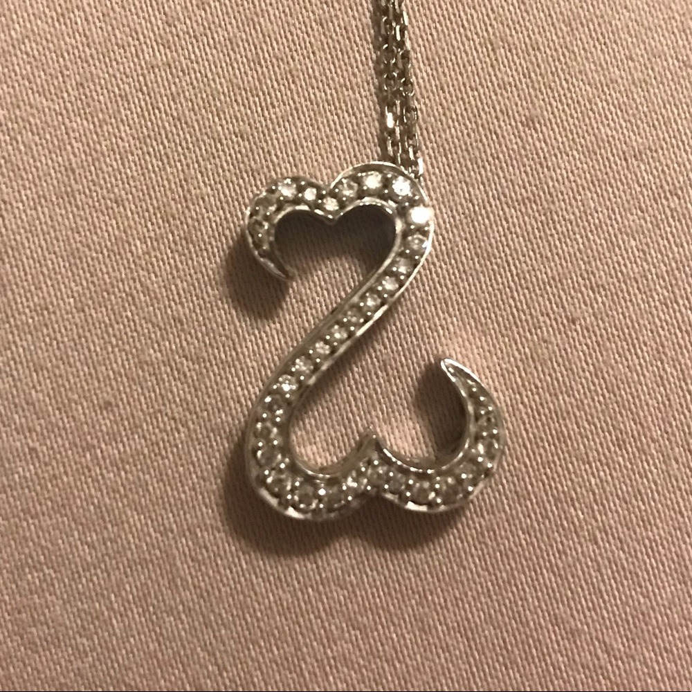 Open heart necklace